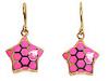 Diverse femei Andrew Hamilton - Star Overlay Earrings - Pink/Gold