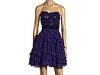 Rochii femei Betsey Johnson - Evening Sequins & Chiffon Dress - Purple
