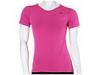 Tricouri femei Nike - + Short-Sleeve Top - Bright Fuchsia/Bright Fuchsia/(Black)