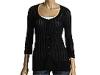 Bluze femei DKNY - Shadow Stripe Cardigan - Black