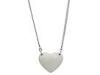 Diverse femei Andrew Hamilton Crawford - Puff Heart Necklace - White Opaque