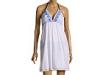 Rochii femei Tommy Bahama - Embroidered Covers Halter Sundress - White/Blue Lapis