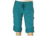 Pantaloni femei Roxy - Dee Crop - Cortez Green