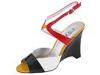 Pantofi femei rsvp - katie - black/white/red