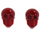 Diverse femei Tarina Tarantino  - Crystal-Eyed Skull Post Earrings - Red