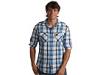 Tricouri barbati Calvin Klein (CK) - Finery Plaid Voile L/S Button Up - Deep Water