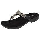 Sandale femei Minnetonka - Keys Thong - Black Leather