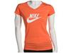 Tricouri femei Nike - Burnout V-Neck Tee - Light Bright Coral