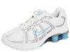 Adidasi femei Nike - Shox Turbo Mesh SI - White/White-Metallic Silver-Powder Blue