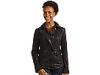 Jachete femei cole haan - washed leather zip jacket -