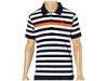 Tricouri barbati Puma Lifestyle - Wimbledon Polo Shirt - White/New Navy/Golden Poppy-05dea9b36aac112f