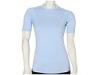 Tricouri femei Nike - Personal Best Short-Sleeve Baselayer - Ice Blue/White