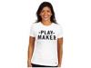 Tricouri femei Nike - Verb Playmaker Tee - White/Black