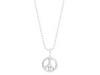 Diverse femei King Baby Studio - Small Peace Pendant - Sterling Silver