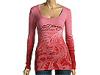 Bluze femei Ed Hardy - Colorful Griffin Specialty L/S Tee - Salmon