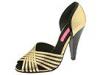 Pantofi femei Betsey Johnson - Kipp - Black/Gold Leather