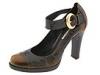 Pantofi femei Via Spiga - Holly - Dark Brown Crinkle Patent