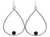 Diverse femei Andrew Hamilton - Resin Tear Drop Earrings Silver - Black