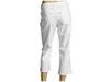 Pantaloni femei Michael Kors - MK Stitch Crop Jean - White