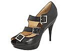 Pantofi femei Michael Kors - Heidi 3 Buckle - Black Glazed Leather