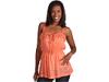 Tricouri femei DKNY - Pleated Lady Tank W/ Tie At Neck - Summer Tangerine