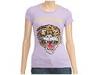 Tricouri femei ed hardy - tiger basic platinum tee -