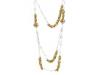 Diverse femei Chan Luu - Long 3 Tier Gold Pearl Necklace with Chain - Gold Pearl