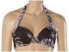 Special Vara femei Tommy Bahama - Tobago Fronds Full Coverage Bra - Barolo Brown/White