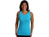 Tricouri femei Nike - Dri-Fit&#8482  Cotton Tank - Marina Blue/(Matte Silver)