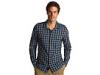 Tricouri barbati Calvin Klein (CK) - Combustion Plaid Voile L/S Button Up - Deep Water