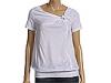 Tricouri femei DKNY - S/S Knotted Tee - Classic White