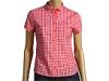 Tricouri femei Fred Perry - S/S Gingham Top - Red