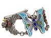 Diverse femei Lucky Brand - Rainbow Connections Butterfly Toggle Bracelet - Blue Multi