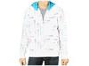 Hanorace barbati Reef - Algorythmic Zip Up Hoodie - White