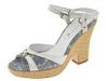 Sandale femei celine - 373858 - grey macadam fabric /
