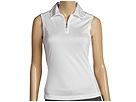 Tricouri femei Adidas - ClimaCool&#174  Sleeveless Mesh Polo Shirt - White