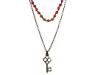 Diverse femei Fossil - Rainbow Multi Chain Key Necklace - Paladium