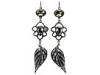 Diverse femei jessica simpson - glam garden three drops leaf earrings