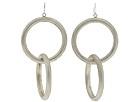 Diverse femei Jules Smith - Solera Double Hoops - Silver