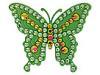 Diverse femei Tarina Tarantino  - Crystallized Lucite Butterfly Barrette - Green