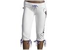 Pantaloni femei Akademiks - Queen B Crop Sweatpant - White