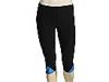 Pantaloni femei Nike - Core Tech Capri - Black/Italy Blue/(Matte Silver)