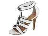 Sandale femei Promiscuous - Enthralled - White Leather/Black Patent