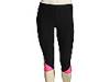 Pantaloni femei Nike - Core Tech Capri - Black/Pink Flash/(Matte Silver)