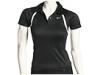 Tricouri femei Nike - Border Polo Shirt - Black/White/(White)