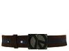 Cravate barbati moschino - suede striped belt with