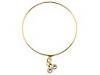 Diverse femei Accessories & Beyond - Charmed Bangle Bracelet - Gold Ball