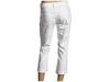 Pantaloni femei Esprit - Smart Straight Crop Denim - White