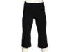 Pantaloni femei Nike - Be Strong Dri-Fit French Terry Capri - Black/Black/(White)