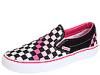 Adidasi barbati Vans - Classic Slip-On - (Multi Check) Pink Lightning